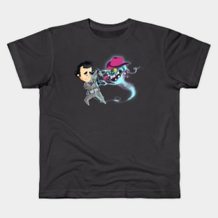 Afraid of no ghost Kids T-Shirt